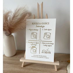 Tabliczka instrukcja instax...
