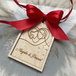 Dwustronna bombka dla pary