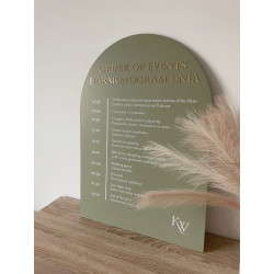 Tablica łuk z lustrzanym z...