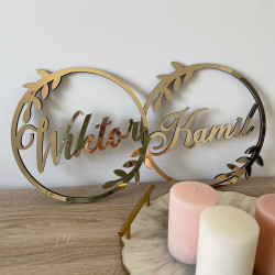 Lustrzane koło z imieniem...